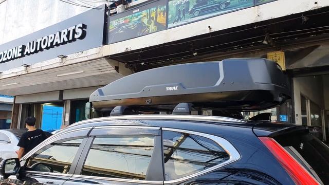 Honda CRV G5 กล่องวางของบนหลังคารถ thule roofbox force xt xl + แร็คหลังคา смотреть онлайн