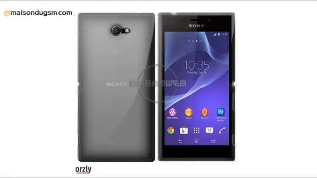 Housse Silicone Sony Xperia M2 Orzly Soft Gel Smoke Noir смотреть онлайн