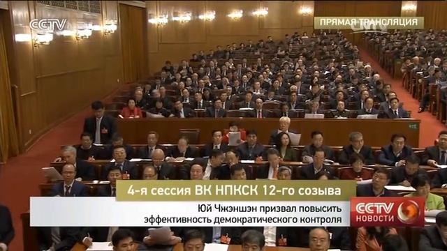 Юй Чжэншэн призвал повысить эффективность демократического контроля смотреть онлайн