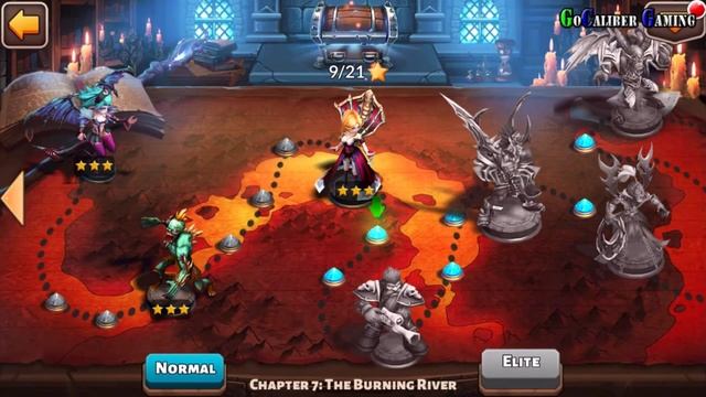 Heroes and Titans 3D Battle Arena iOS Walkthrough - Part 29 - Chapter 7: The Burning River (NORMAL) смотреть онлайн