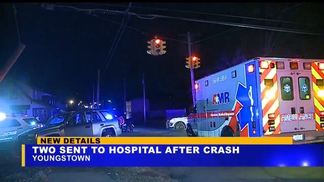 Car hits TrailBlazer in Youngstown, two people sent to hospital