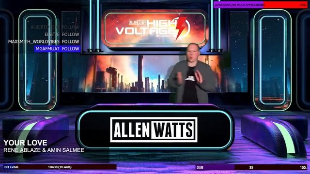 Rene Ablaze & Amin Salmee - Your Love @High Voltage Live Stream 037 смотреть онлайн