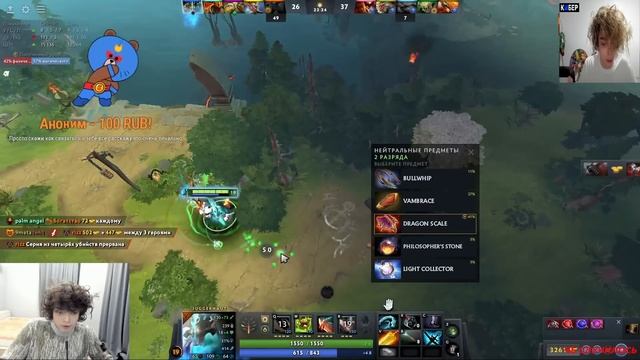 РОСТИК ВЫКАТИЛ КАЗЫРНОГО ДЖАГЕРА С РУИНЕРОМ В ТИМЕ!#dota2 #rostislav_999 #дота2 #ростик