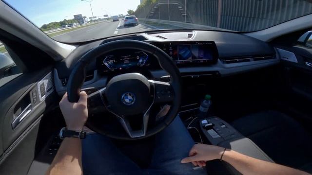 2023 BMW iX1 xDrive30 Electric - POV Test Drive 4K смотреть онлайн