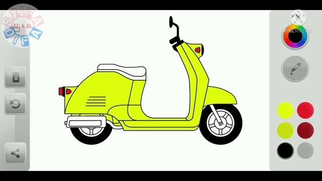 Vespa Sprint S 150 Yellow Classic Futuristic | Al El Favorite Color смотреть онлайн