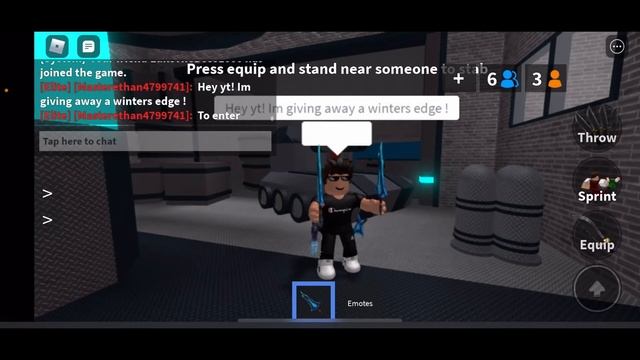 MM2 GODLY WINTERS EDGE GIVEAWAY! смотреть онлайн
