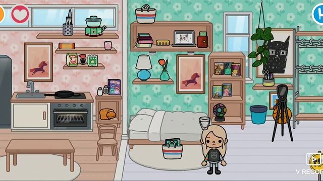 жизнь Лиры. 1 день "Переезд в город Toca life" смотреть онлайн
