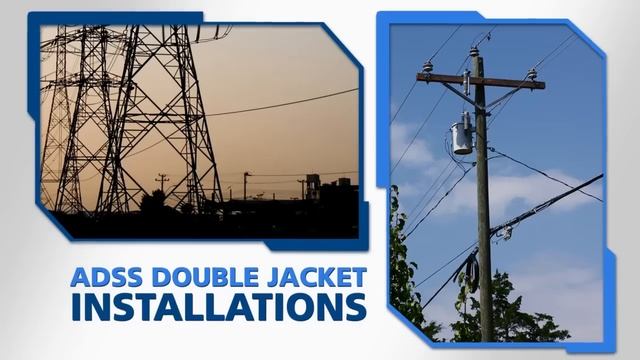 AFL All-Dielectric self-supporting cable (ADSS) смотреть онлайн
