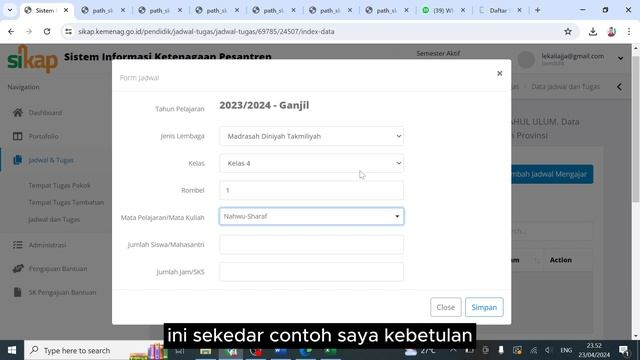 CARA PENGAJUAN INSENTIF GURU DI SIKAP KEMENAG  Tahun 2024