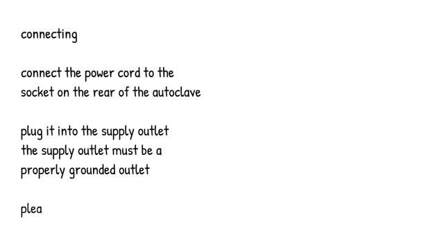 Tuttnauer Sterilizer E & EK Installation