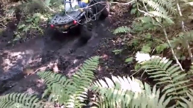 Stuck by Hardy Dam on a Can Am Outlander 1000 Xtp смотреть онлайн