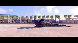 Goat Hunting Animations of All Dinosaurs & Flying Reptiles in San Marie 🦖 Jurassic World Evolution