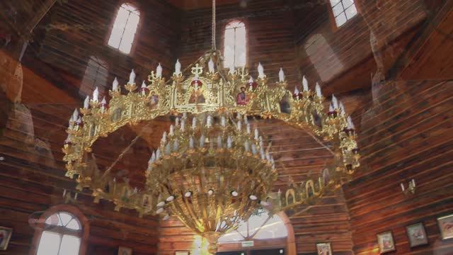 (люстра )3 . Храм в честь иконы Божией Матери Феодоровская . г Сызрань "без прикрас" . смотреть онлайн