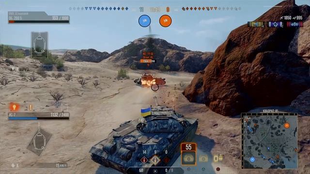 ИС 7 підрив БК WZ-111 QL