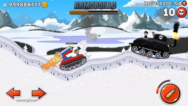 Hills of Steel Update - NEW LASERJAW Boss LEVEL MOON Map Episode | Android Gameplay HD смотреть онлайн