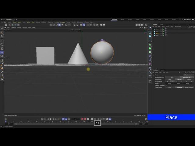 C4D PlaceTools смотреть онлайн