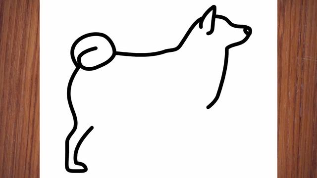 HOW TO DRAW A DOG AKITA смотреть онлайн