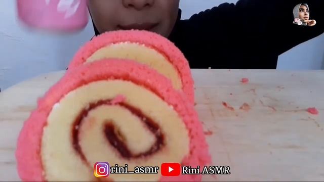 bolu gulung || asmr serba pink || asmr indonesia смотреть онлайн