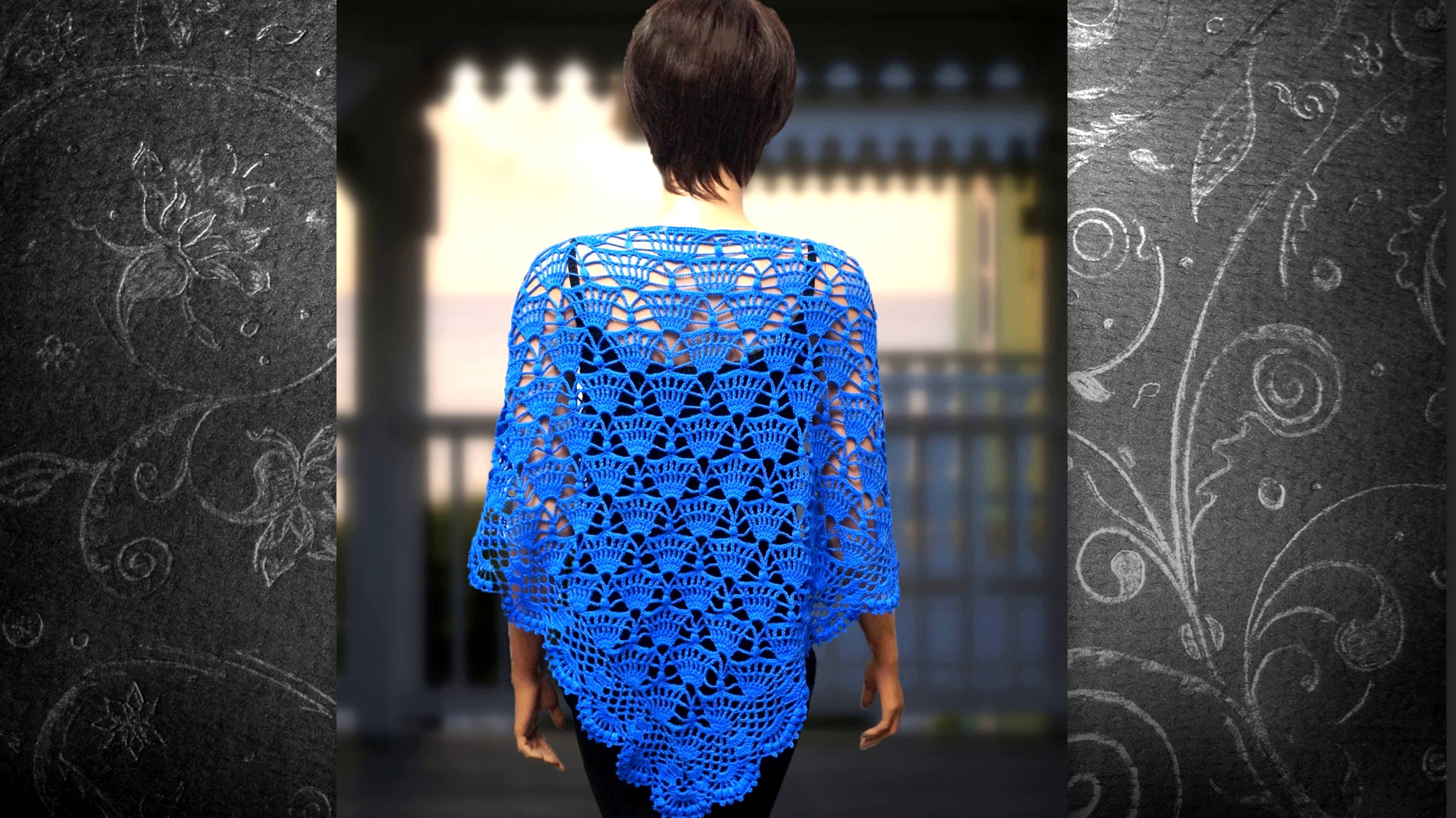 Вязание крючком шали Василиса смотреть онлайн