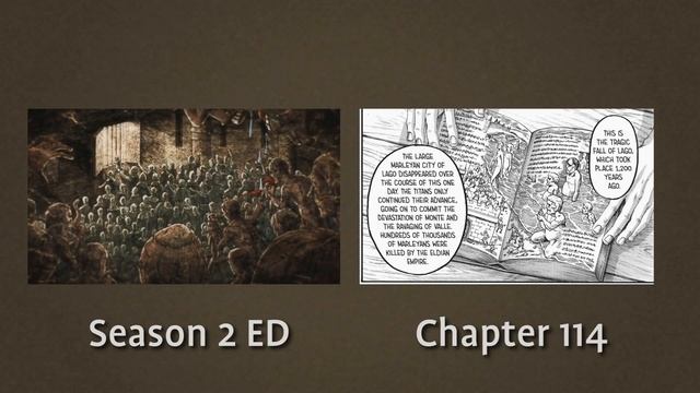 Attack On Titan S2 ED compared to manga смотреть онлайн