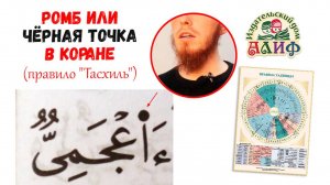 Чёрная точка в Коране. Правило "Тасхиль" (Слова с особым произношением)
