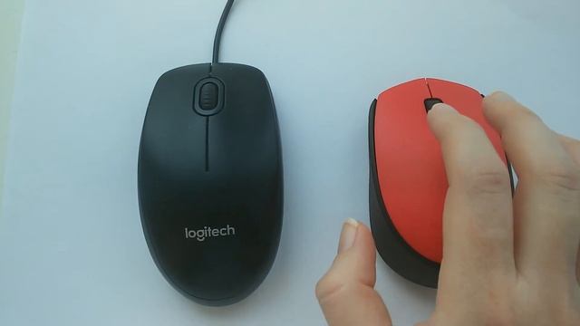 Logitech B100 и Logitech M171 сравнение шумности кнопок смотреть онлайн