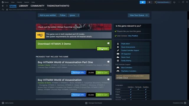 How To DOWNLOAD Hitman 3 On PC/Laptop (2024)