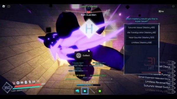 How to get Reverse Cursed Technique in Jujutsu Infinite