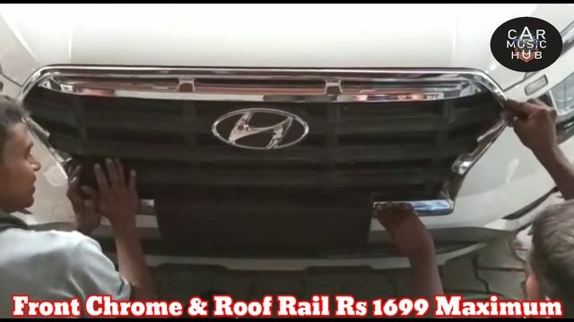 2020 Creta Front Chrome | Roof Rail Nickle 2020 Chrome | Upgrade Chrome 2020 Creta After Market