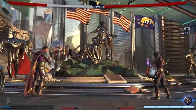 Injustice 2 - Black Adam Vs Atom (Very Hard) смотреть онлайн