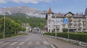 Живописные Доломитовые Альпы # Кортина - перевал Вальпарола - перевал Селла - Канацеи! 4K UHD 60fps