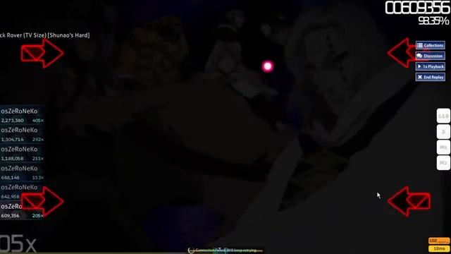 Black Rover (TV Size) - Vickeblanka [Shunao's Hard] | Ranked FC Osu! Gameplay смотреть онлайн