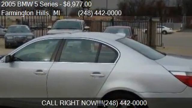 2005 BMW 5 Series 525i 4dr Sedan for sale in Farmington Hill смотреть онлайн