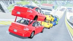 Машинки прыгают с трамплина 2024