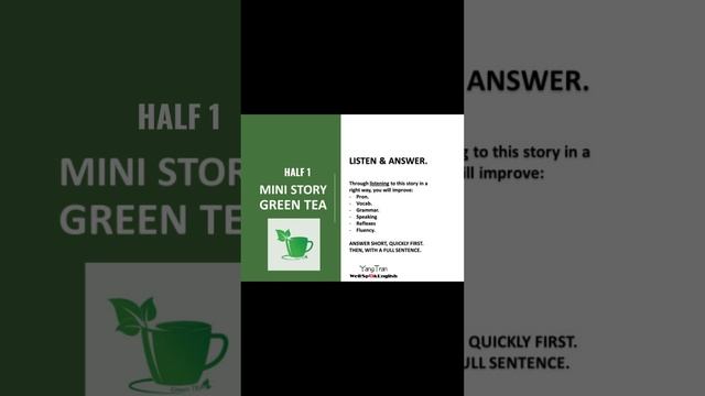 Green Tea MINI STORY - HALF 1 смотреть онлайн