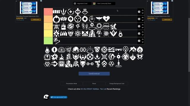 ALL Valorant Abilities Tier List смотреть онлайн