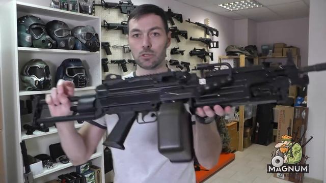 Страйкбольный пулемет G&P M249 Para смотреть онлайн