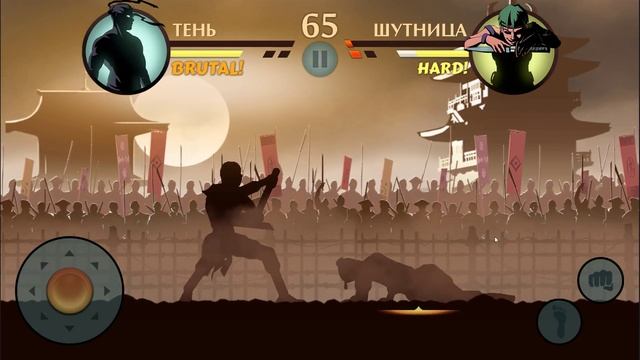 ОТШЕЛЬНИК ПОБЕЖДЕН мультик для детей игра Shadow Fight 2 бой с тенью смотреть онлайн