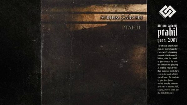 Atrium Carceri - Ptahil [2007] (Dark Ambient Archives)