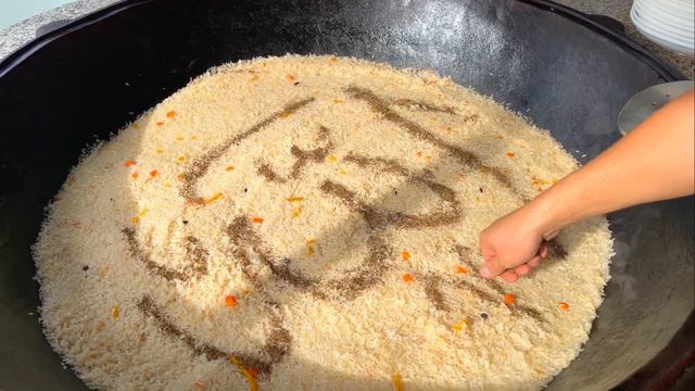 50KG WEDDING MEGA PILAF |  Popular Street Food In UZBEKISTAN