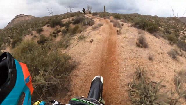 GoPro Hero9 MAX Mod and Horizon Leveling - Arizona Single Track on the KX450f смотреть онлайн