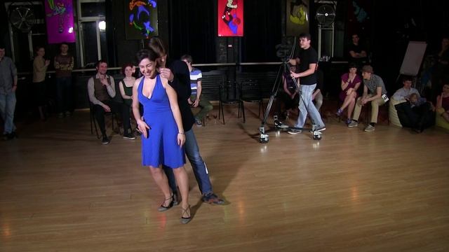 Masha Krohina & Slava Bogatov at Tantsclass Cup 2014 Blues Finals смотреть онлайн