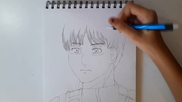 how to draw armin | attack on titan drawing | Armin drawing easy смотреть онлайн