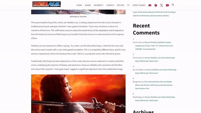 Take That MALE GAZE! Hollywood Wants Sexy Red Sonja To Lose The B00BS And Empower Women!