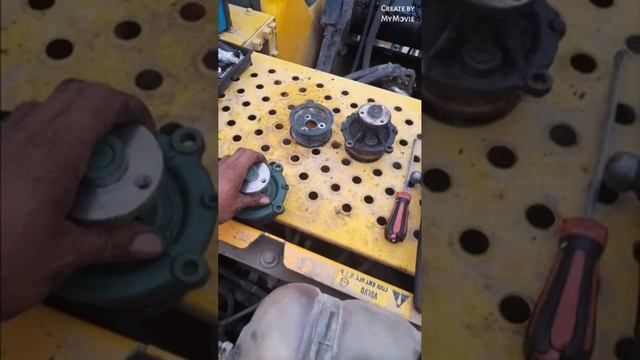 Volvo Excavator Replace Waterpump
