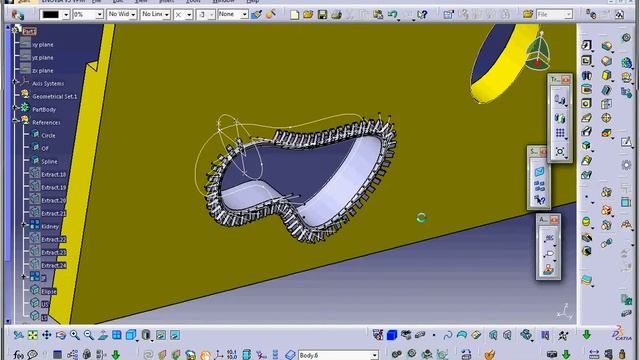 Grommet 3D Modeling in CATIA V5 by VBA; Hard approach vs UDF but very flexible смотреть онлайн