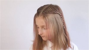 Косички с распущенными волосами