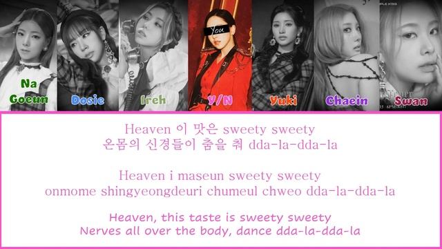 [Karaoke] Purple Kiss: You As A Member-Sweet Juice (Colour-coded Lyrics) смотреть онлайн