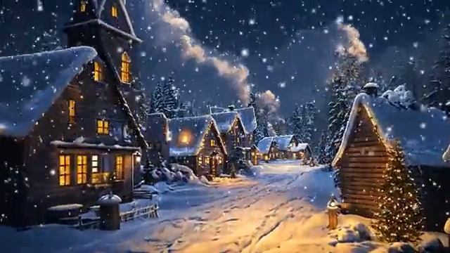 РОЖДЕСТВЕНСКАЯ МУЗЫКА С КРАСИВЫМ ФОНОМ смотреть онлайн