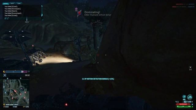 Planetside 2: Cyclone Infiltrator 17 Kills - Night Time Hunting, Black Like A Vanu